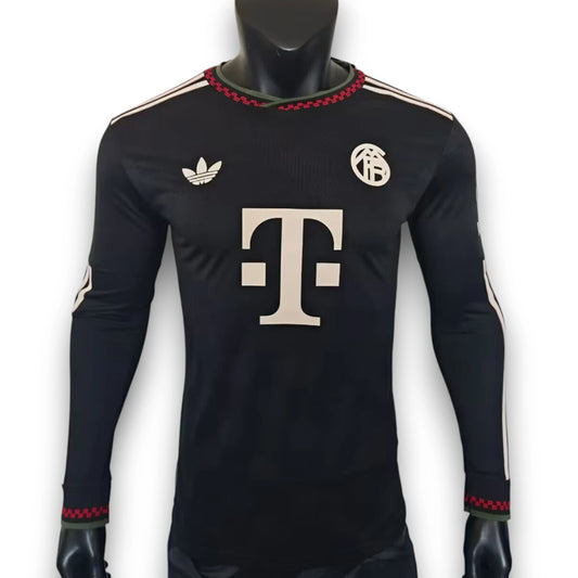 Camiseta Bayern Múnich 2025-2026 Alternativa Manga Larga - Version Pro Player