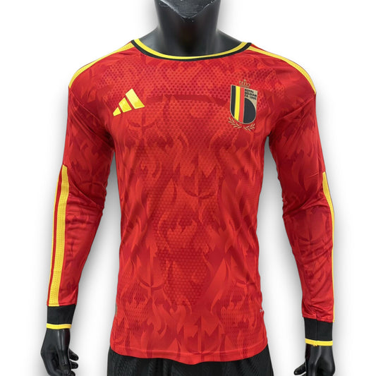 Camiseta Bélgica 2025-2026 Local Manga Larga - Pro Player