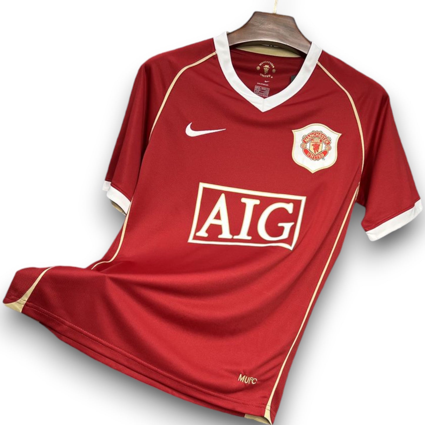 Camiseta Manchester United 2006-2007 Local