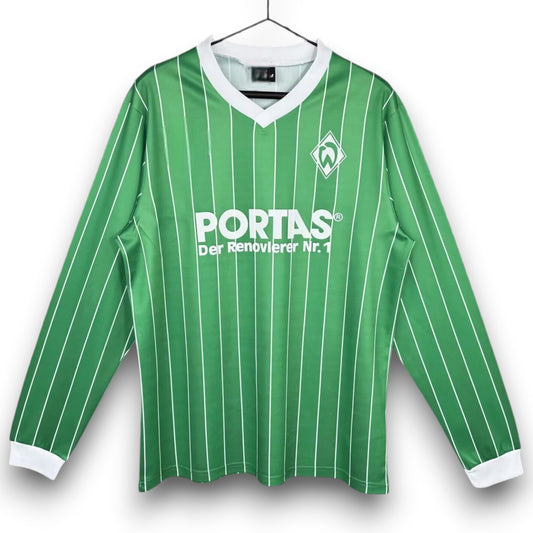 Camiseta Werder Bremen 1987-1988 Visitante Manga Larga