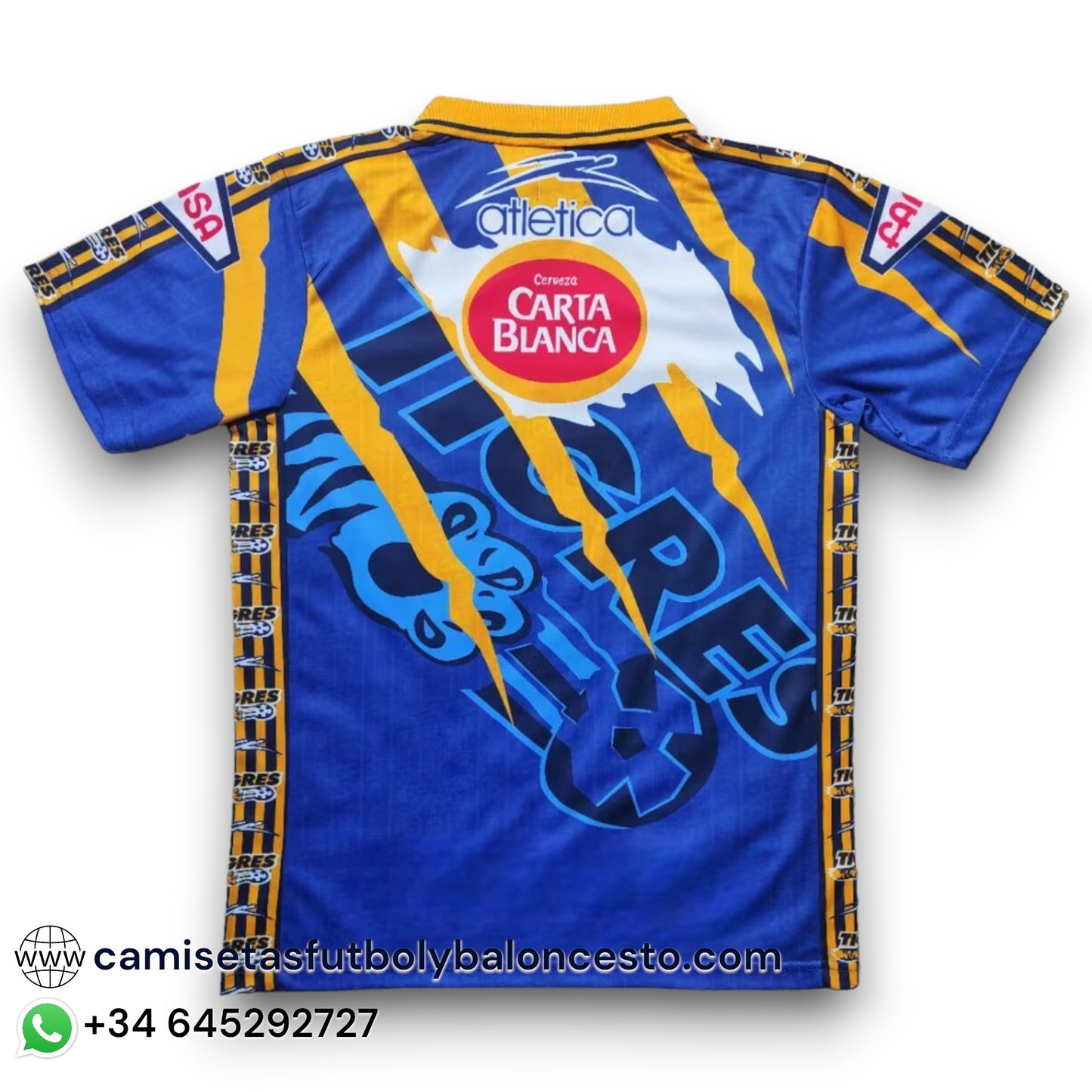 Camiseta Tigres 1997-1998 Visitante