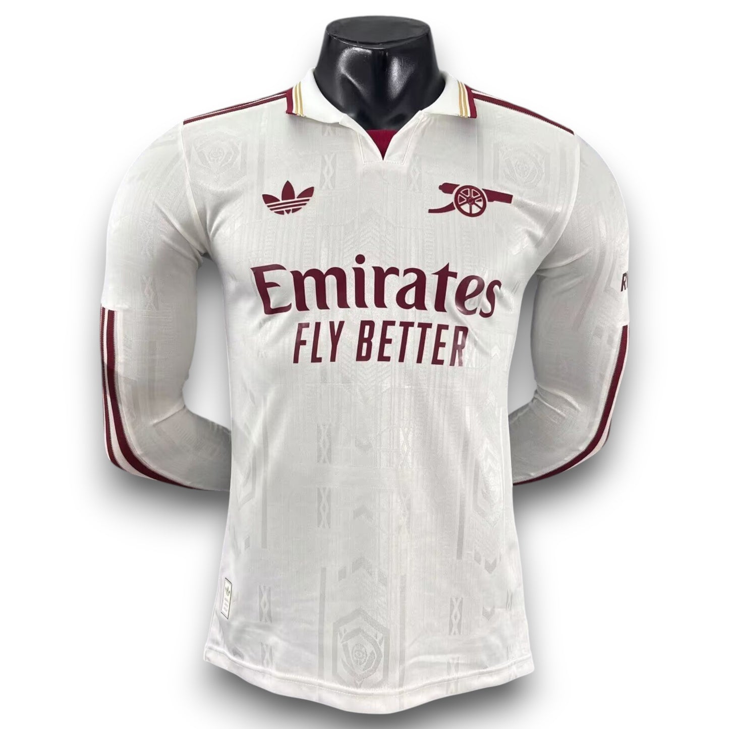 Camiseta Arsenal 2025-2026 Alternativa Manga Larga - Version Pro Player