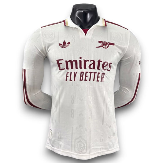 Camiseta Arsenal 2025-2026 Alternativa Manga Larga - Version Pro Player