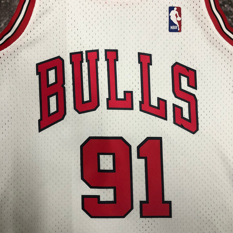 Camiseta Chicago Bulls Dennis Rodman - Mitchell & Ness- White