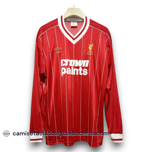 Camiseta Liverpool 1983-1984 Local - Manga Larga