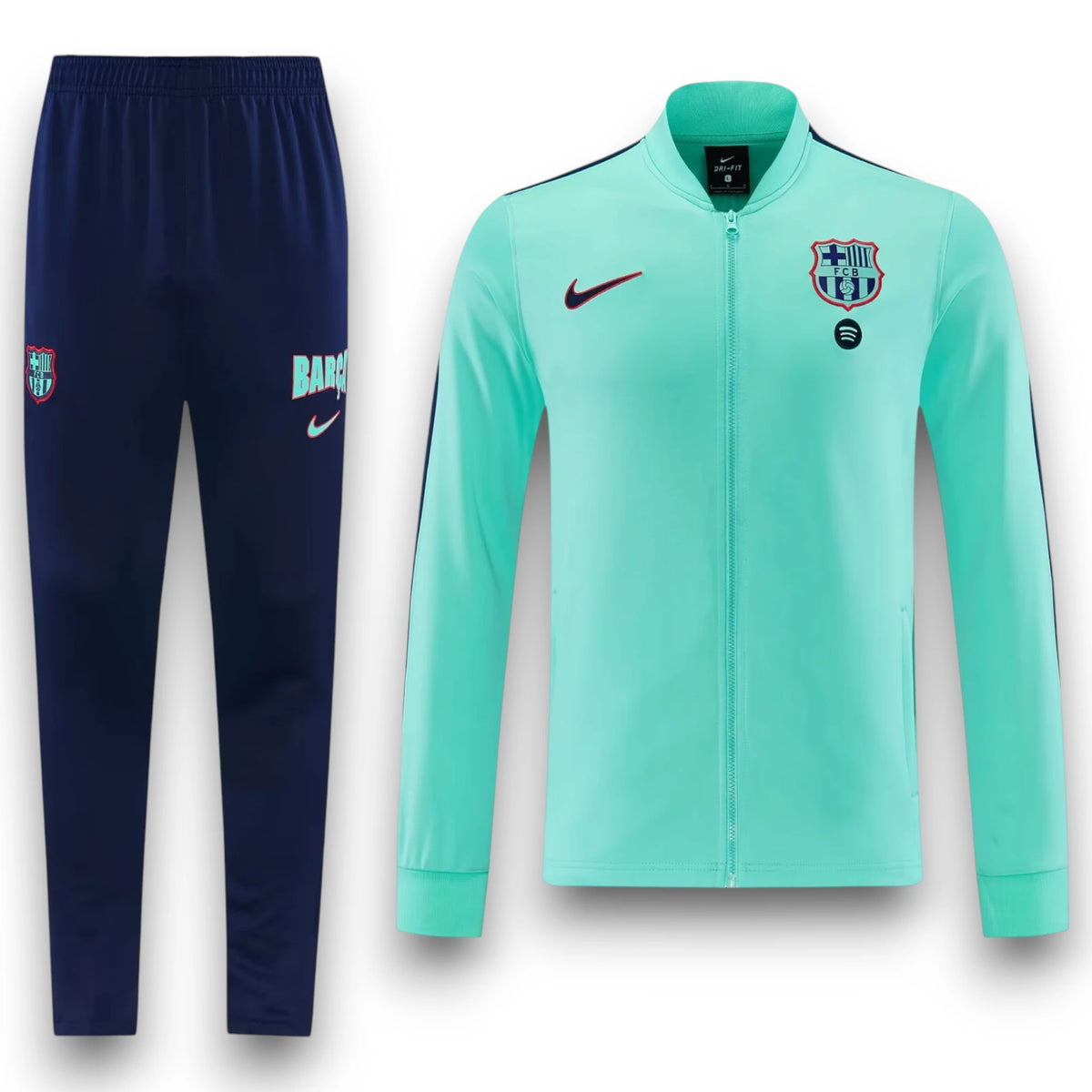 Chándal Barcelona 2026-27 Green - Cremallera