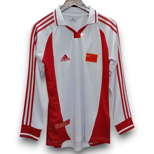 Camiseta Manchester United 2003-2005 Visitante Manga Larga
