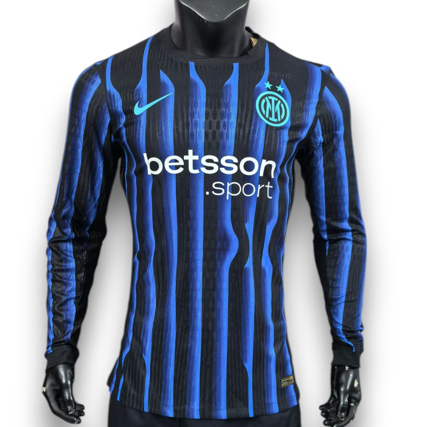 Camiseta Inter Milán 2025-2026 Local Manga Larga - Versión Pro Player