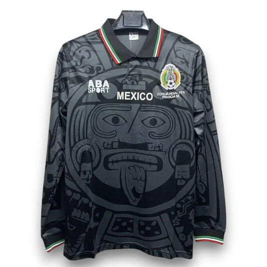 Camiseta México 1998 Visitante Manga Larga