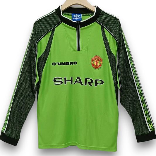 Camiseta Manchester United 1998-1999 Portero Local Manga Larga