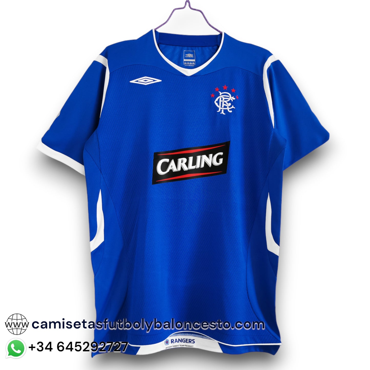 Camiseta Rangers 2008-2009 Local