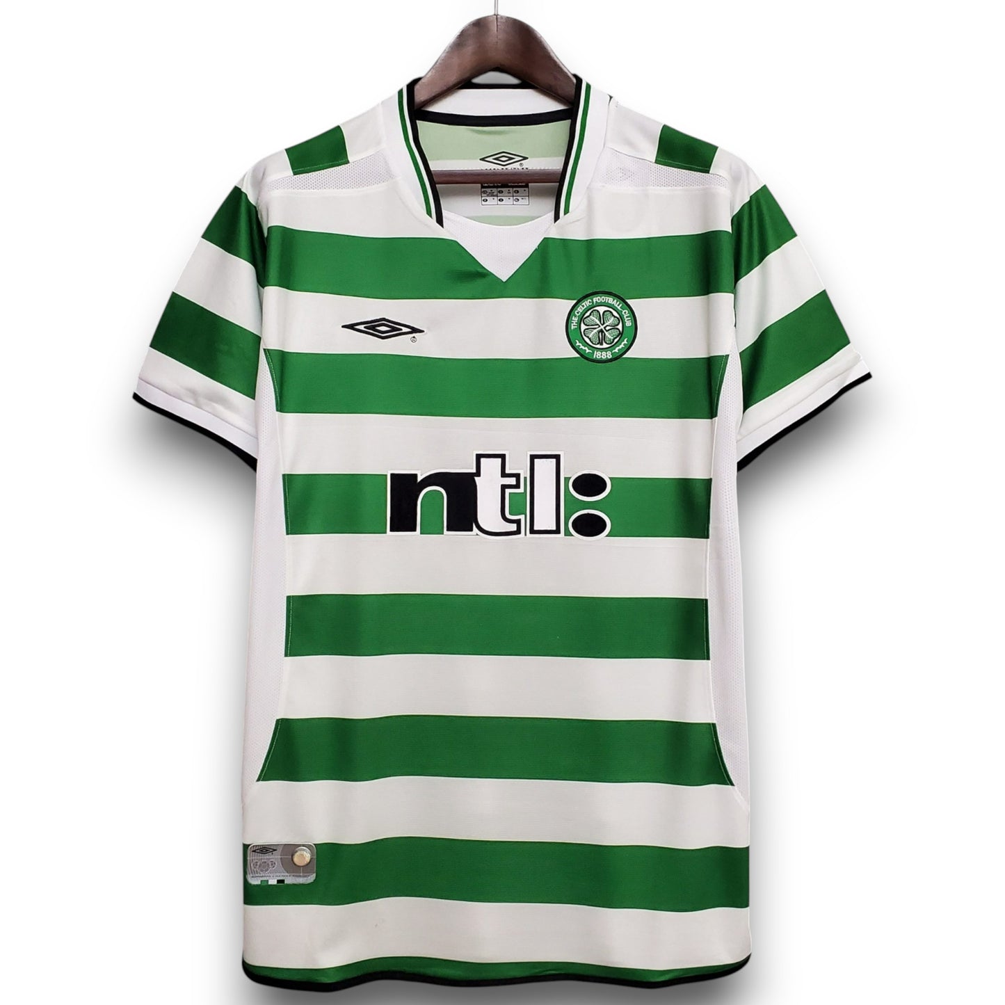 Camiseta Celtic 2001-2002 Local