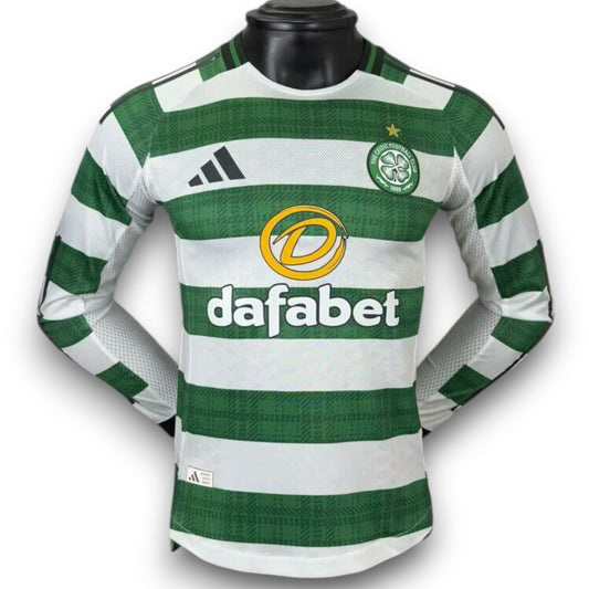 Camiseta Celtic de Glasgow 2025-2026 Visitante Manga Larga - Version Pro Player