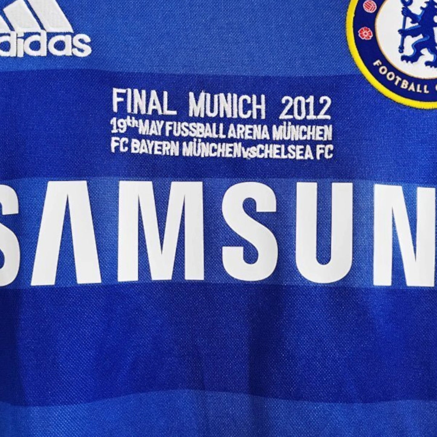 Camiseta Chelsea 2011-2012 Local Final UCL