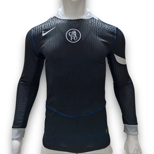 Camiseta Chelsea 2025-2026 Alternativa Manga Larga - Pro Player