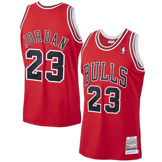 Camiseta Chicago Bulls Jordan - Mitchell & Ness- Red