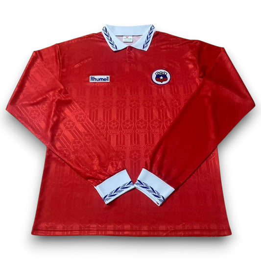 Camiseta Chile 1995 Local Manga Larga