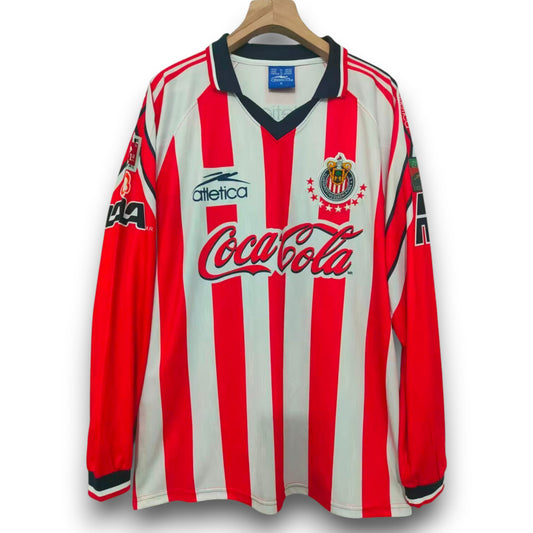 Camiseta Chivas 1998-1999 Local Manga Larga