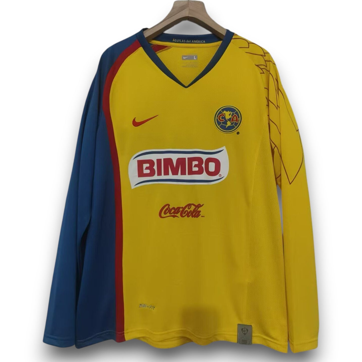 Camiseta Club América 2007 2008 Local Manga Larga