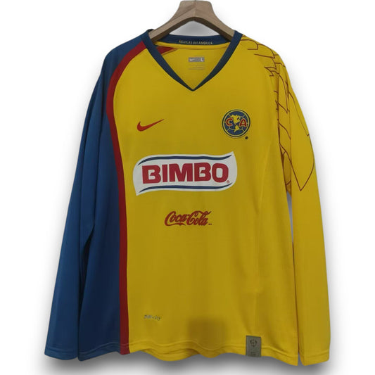 Camiseta Club América 2007 2008 Local Manga Larga
