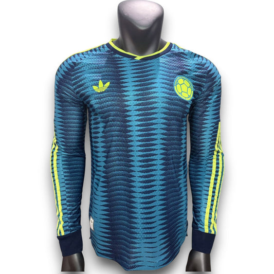 Camiseta Colombia 2026-2027 Visitante Manga Larga - Version Pro Player