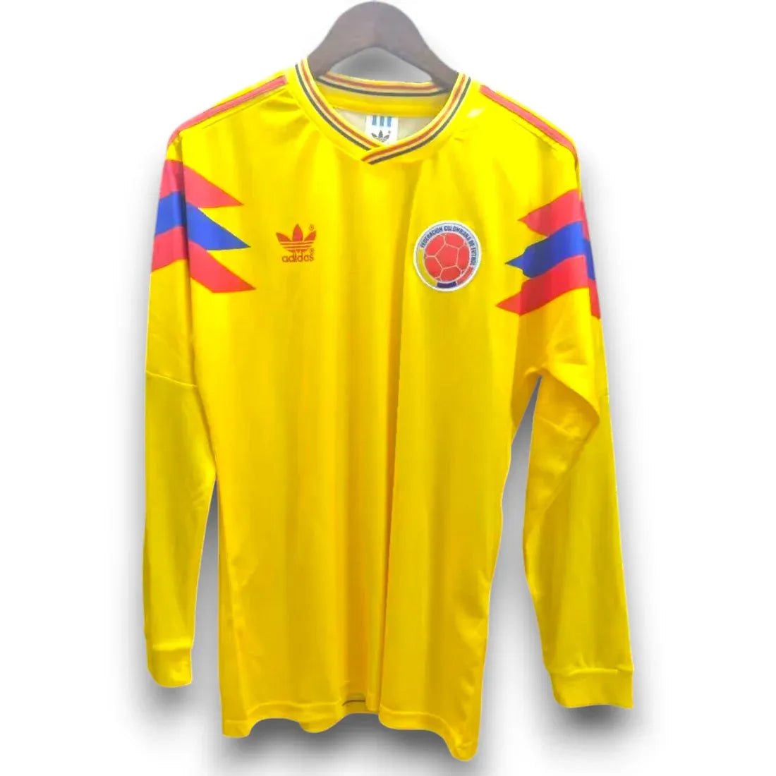 Camiseta Colombia 90 Local Manga Larga