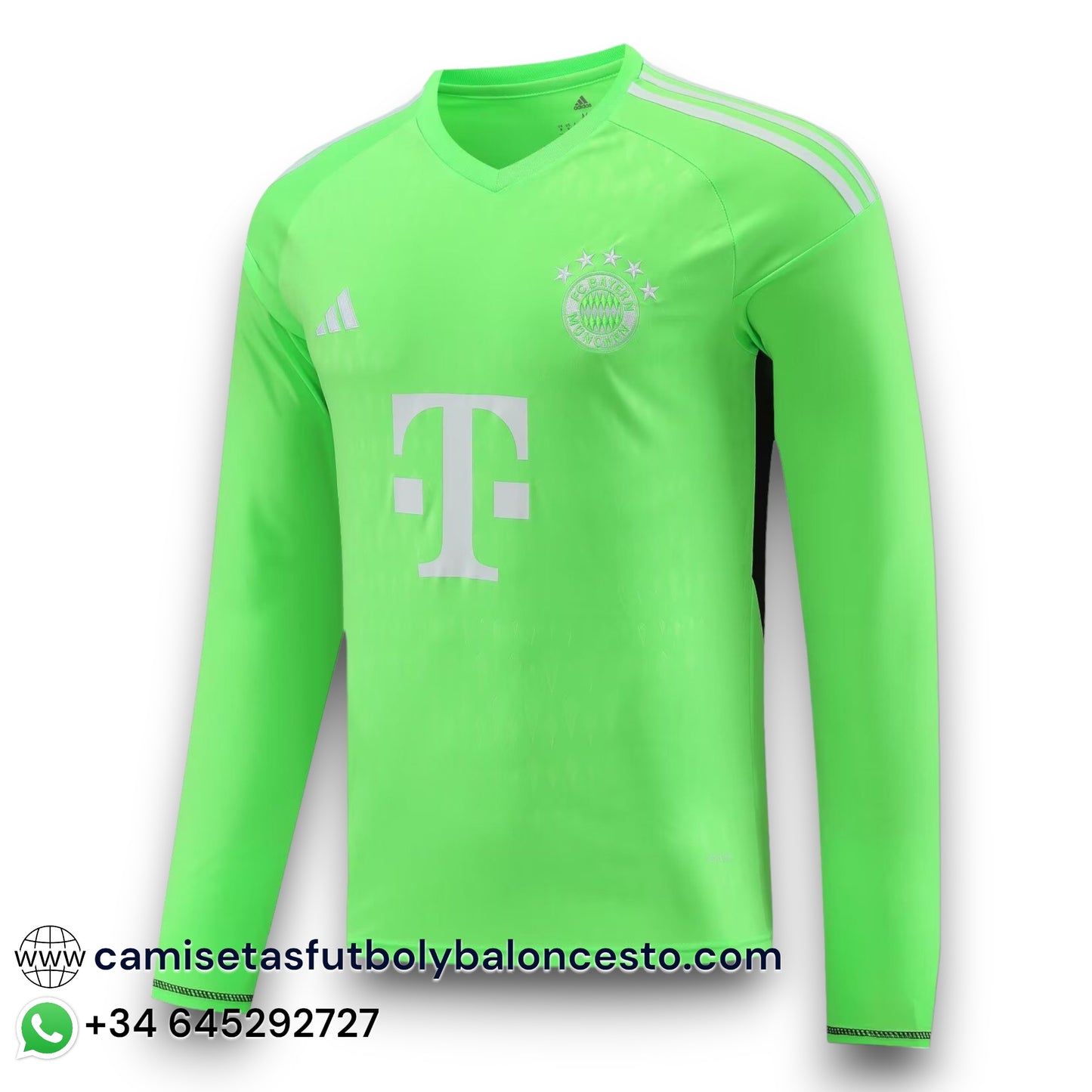 Camiseta Bayern Munich 2023-2024 Portero Local-Manga Larga