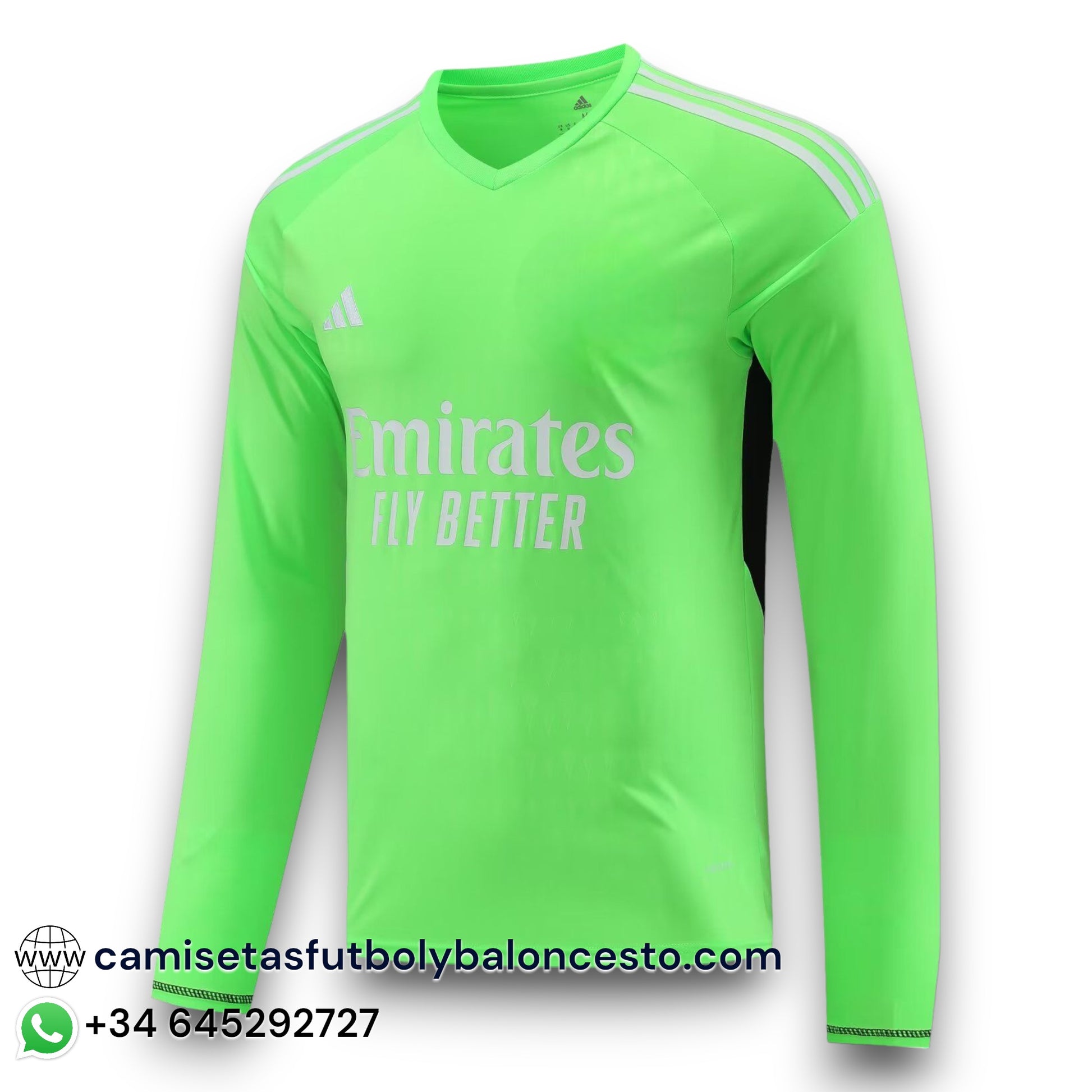 Camiseta Real Madrid 2023-2024 Local – Manga Larga – Camisetas Futbol y  Baloncesto