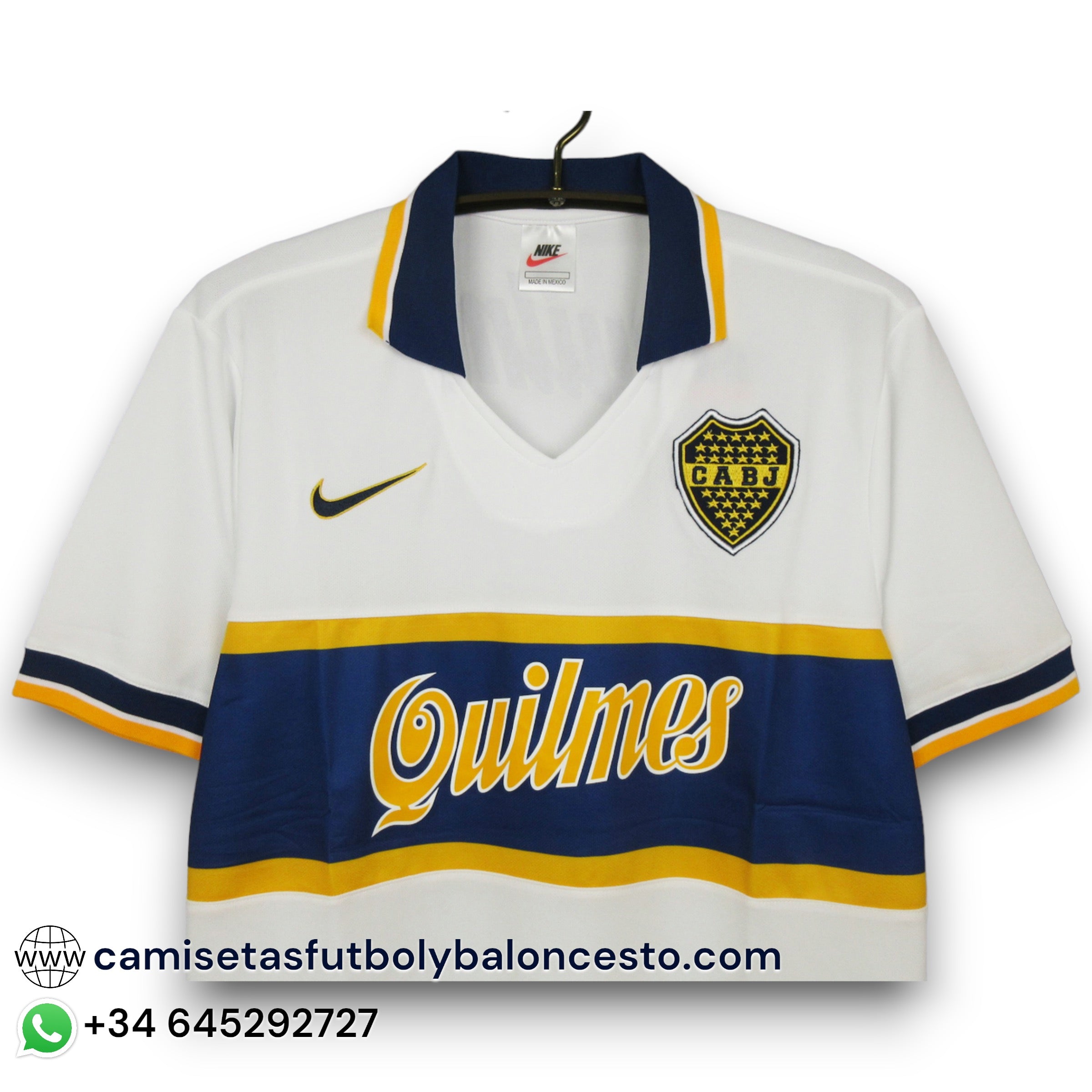 Camiseta boca outlet juniors visitante