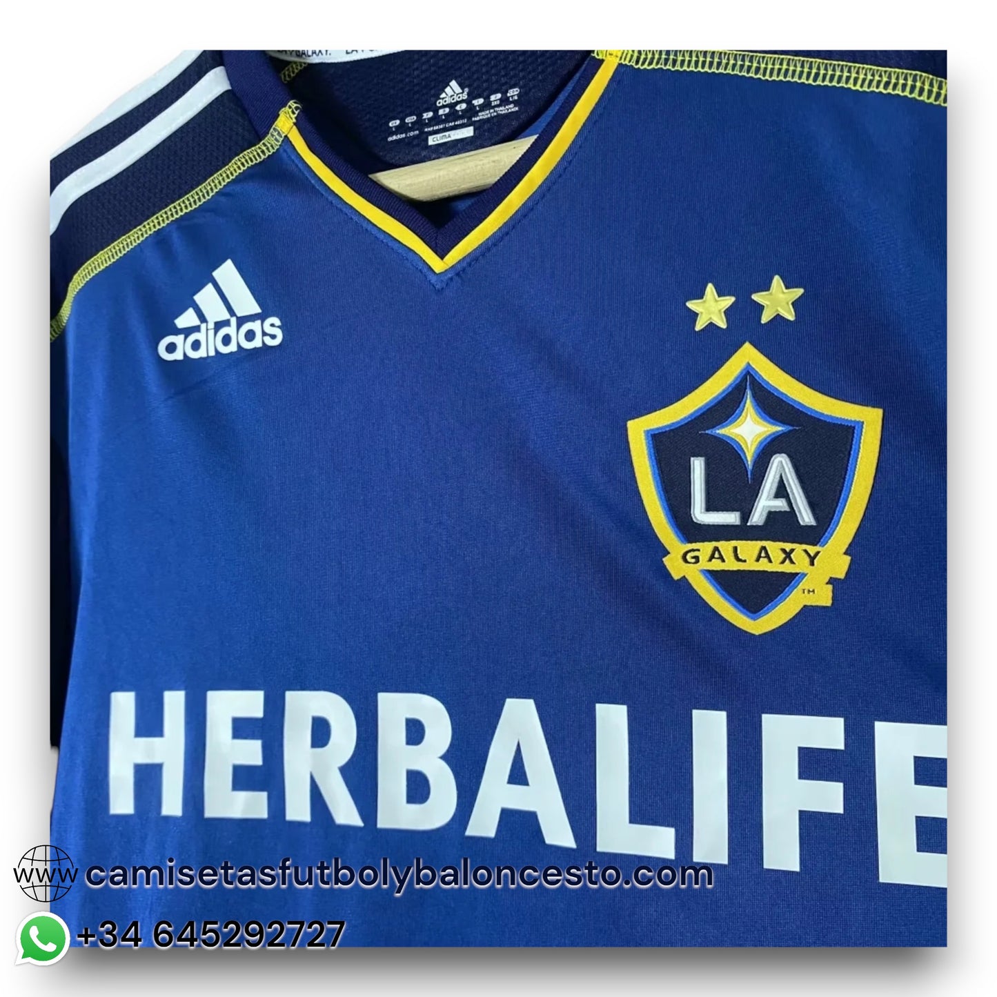 Camiseta L.A Galaxy 2011-2012 Visitante Manga Larga