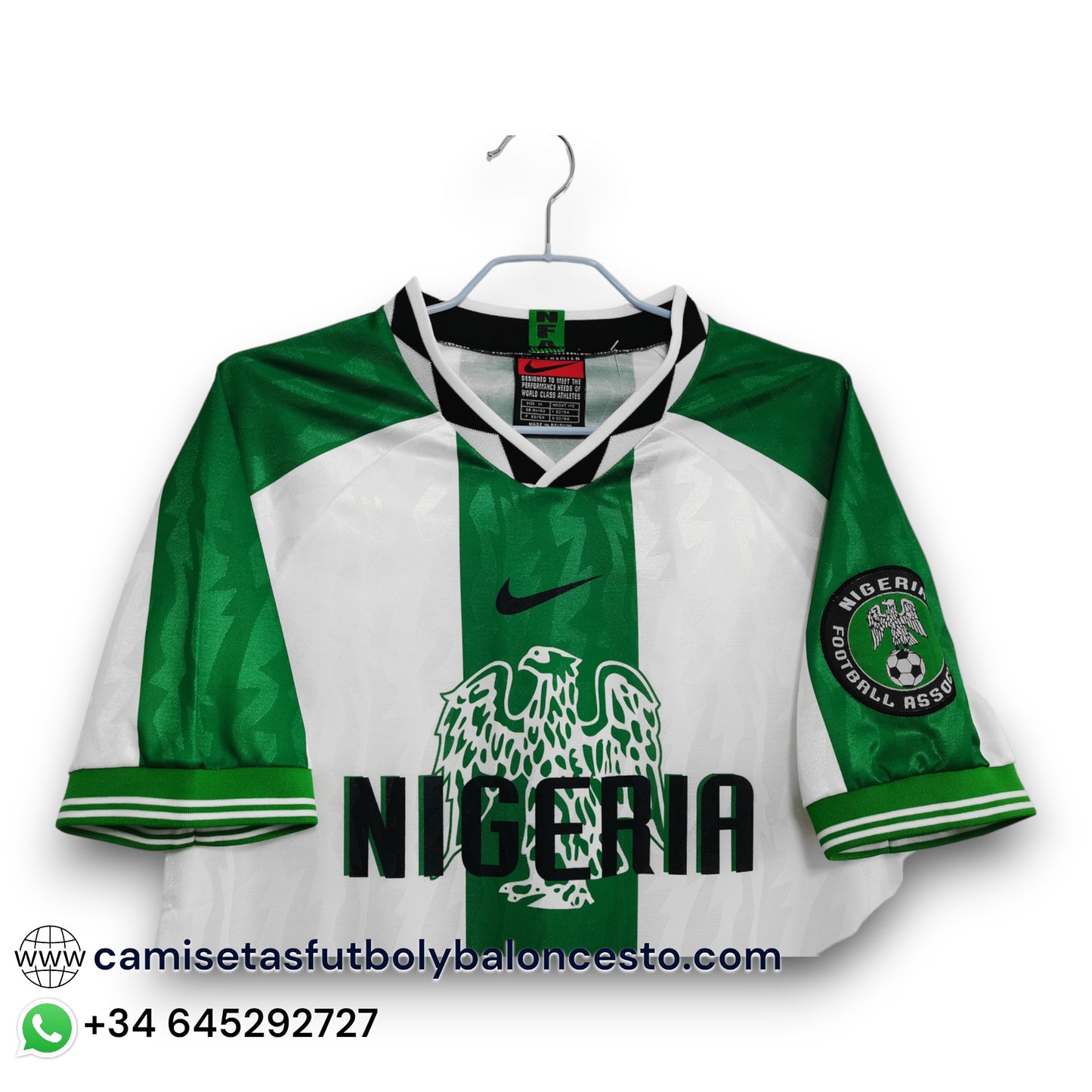 Camiseta Nigeria 1996 Visitante