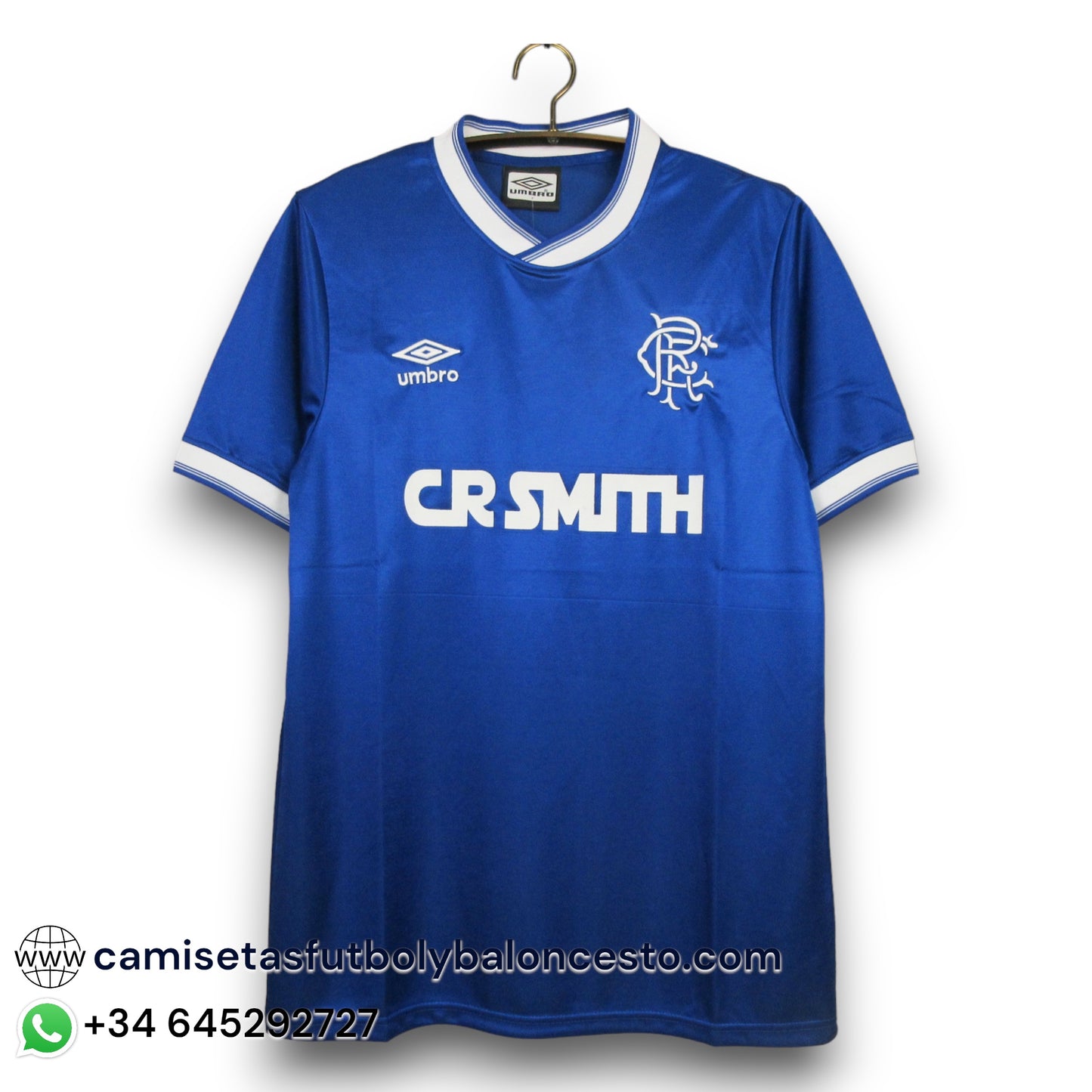 Camiseta Rangers 1984-1987 Local