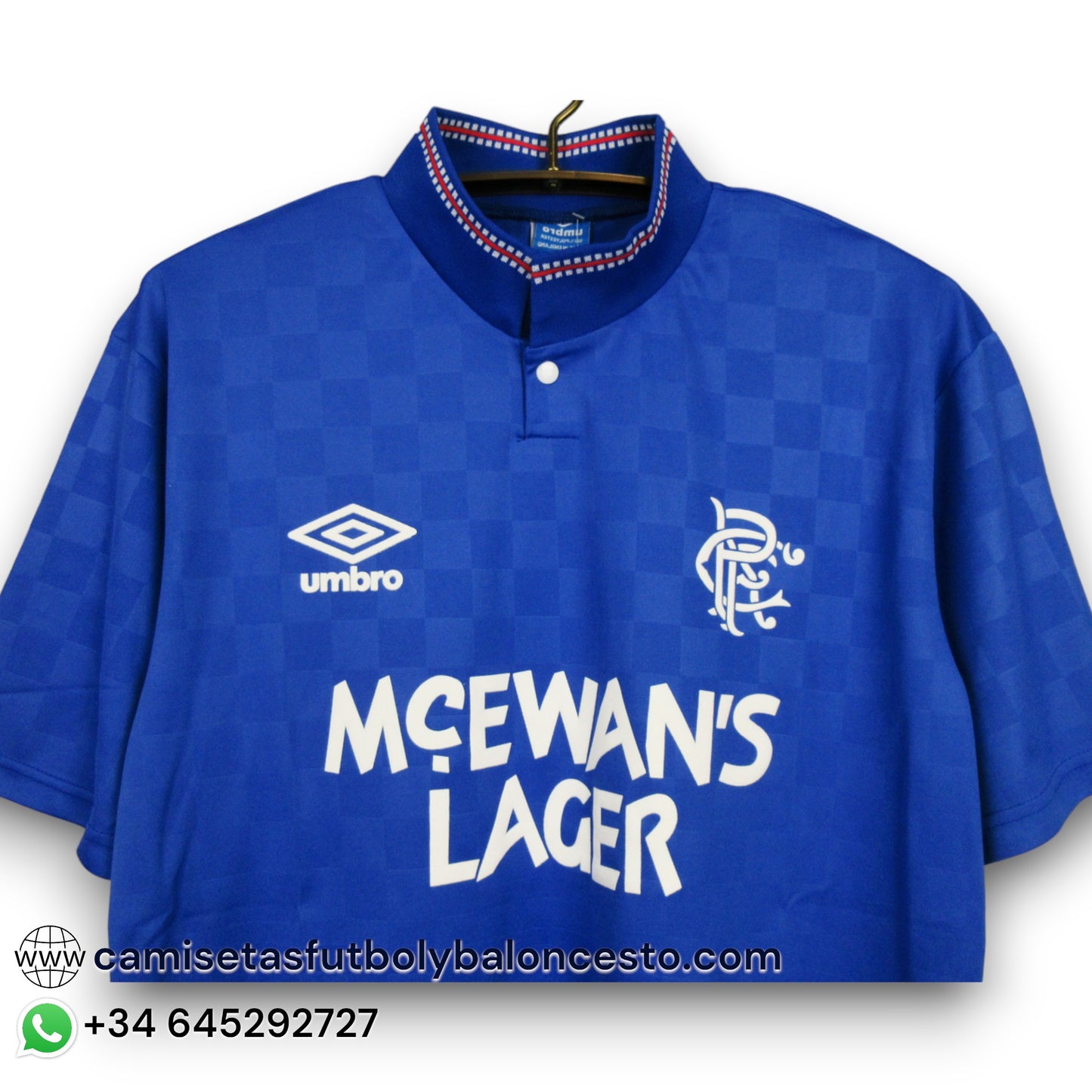 Camiseta Rangers 1987-1990 Local