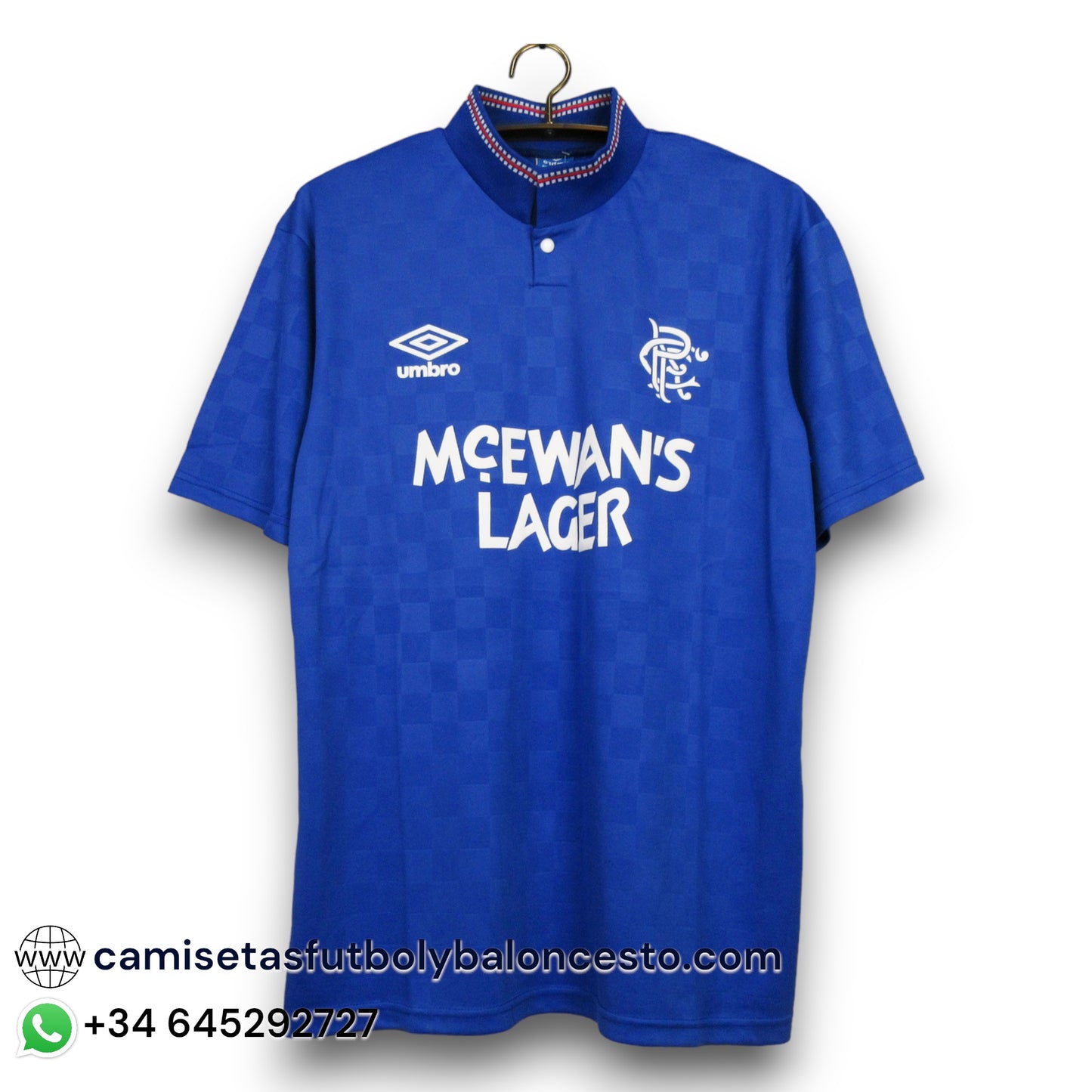 Camiseta Rangers 1987-1990 Local