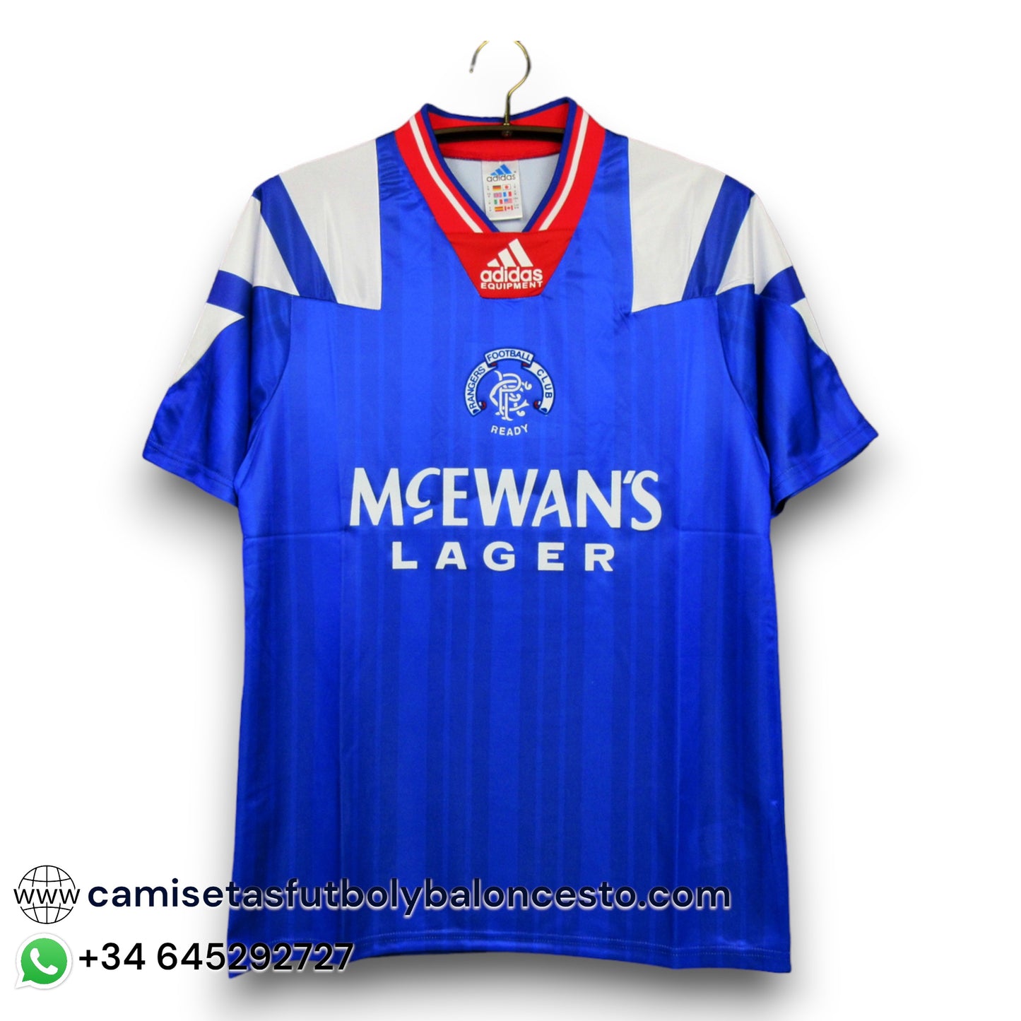 Camiseta Rangers 1992-1994 Local