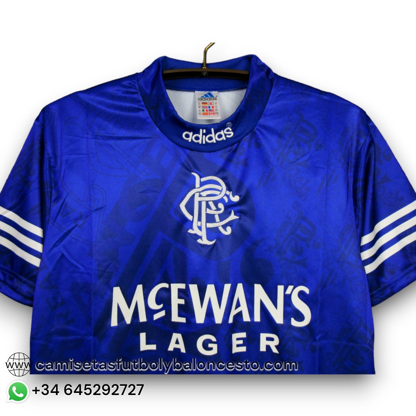 Camiseta Rangers 1994-1996 Local