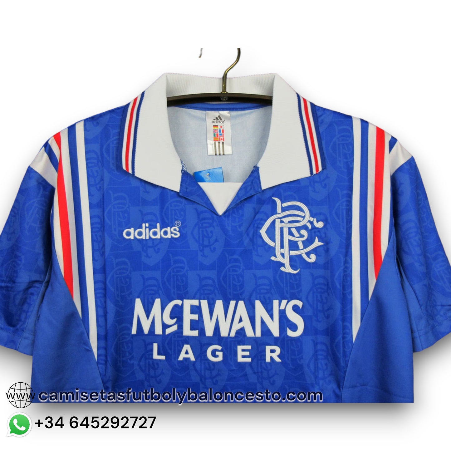 Camiseta Rangers 1996-1997 Local