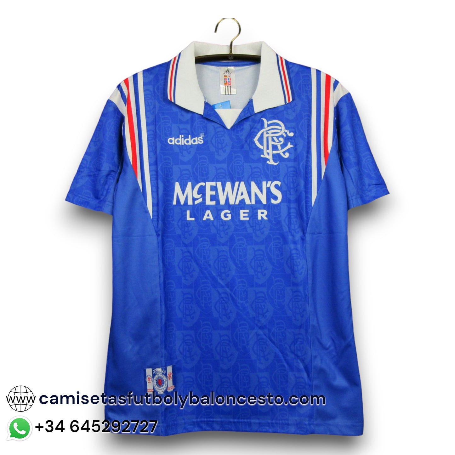 Camiseta Rangers 1996-1997 Local