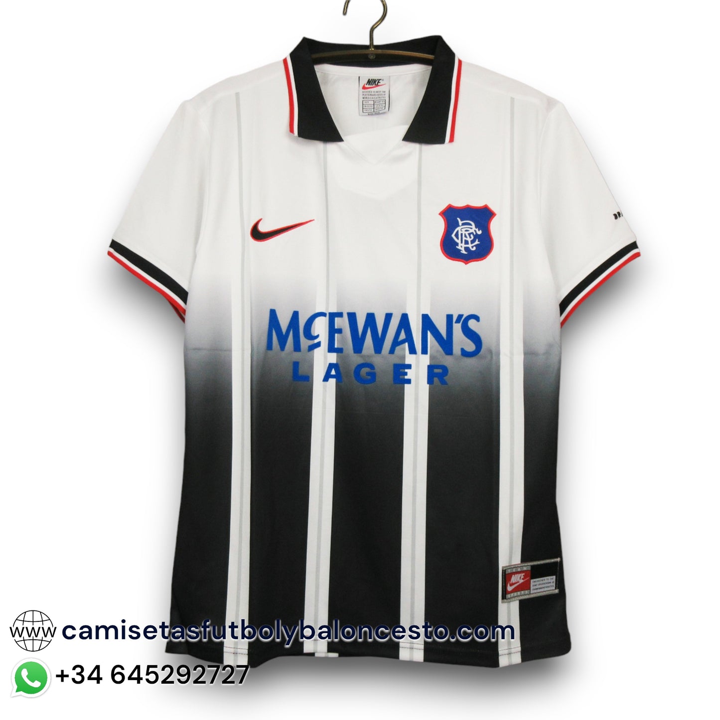 Camiseta Rangers 1997-1999 Visitante