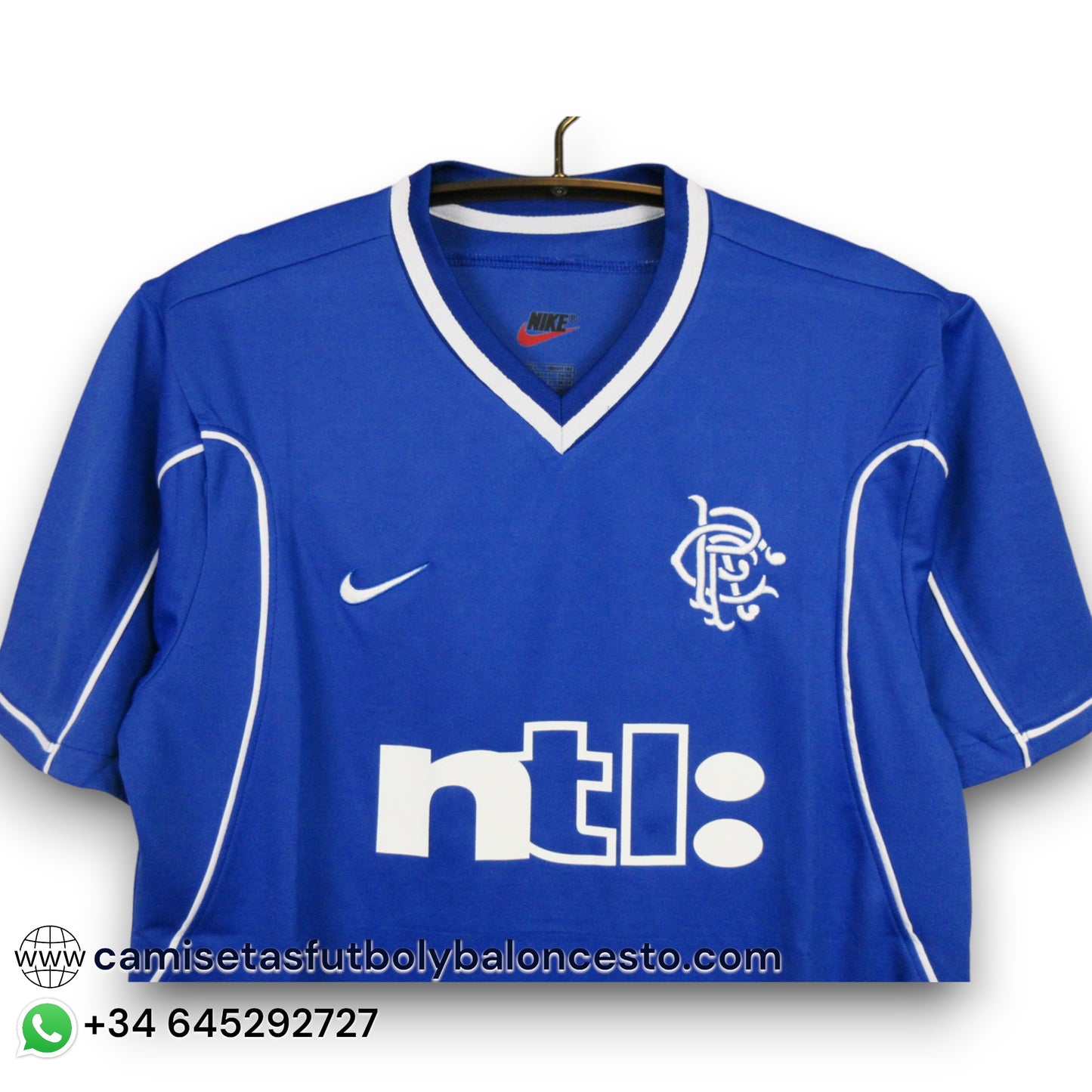 Camiseta Rangers 1999-2001 Local