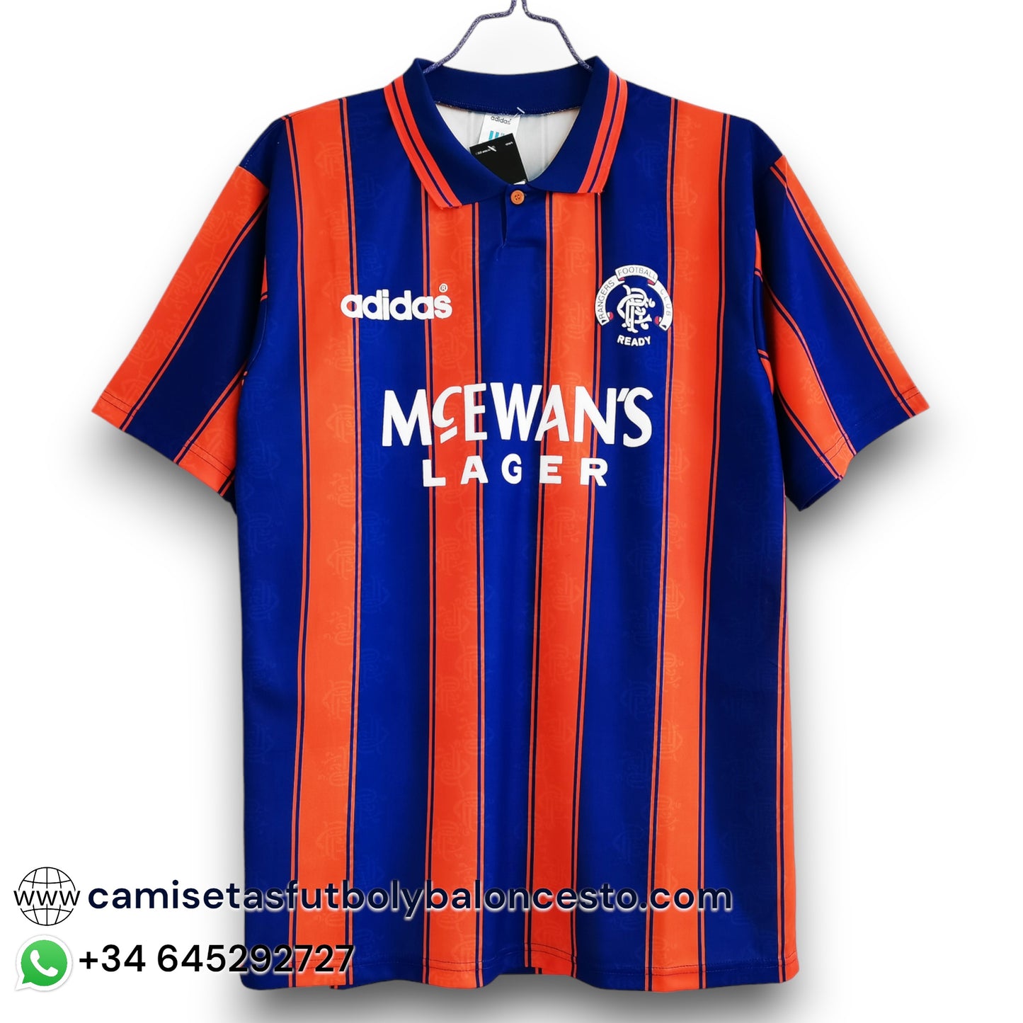 Camiseta Rangers 1993-1994 Visitante