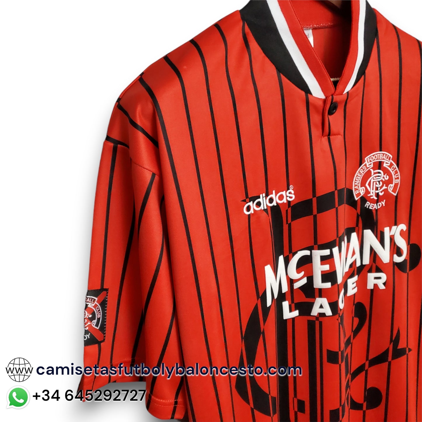 Camiseta Rangers 1994-1995 Visitante