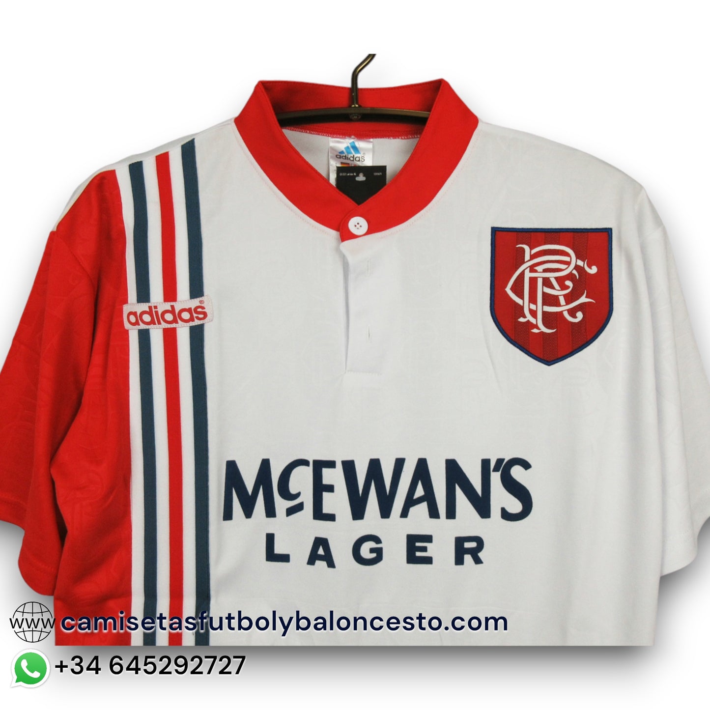 Camiseta Rangers 1996-1997 Visitante