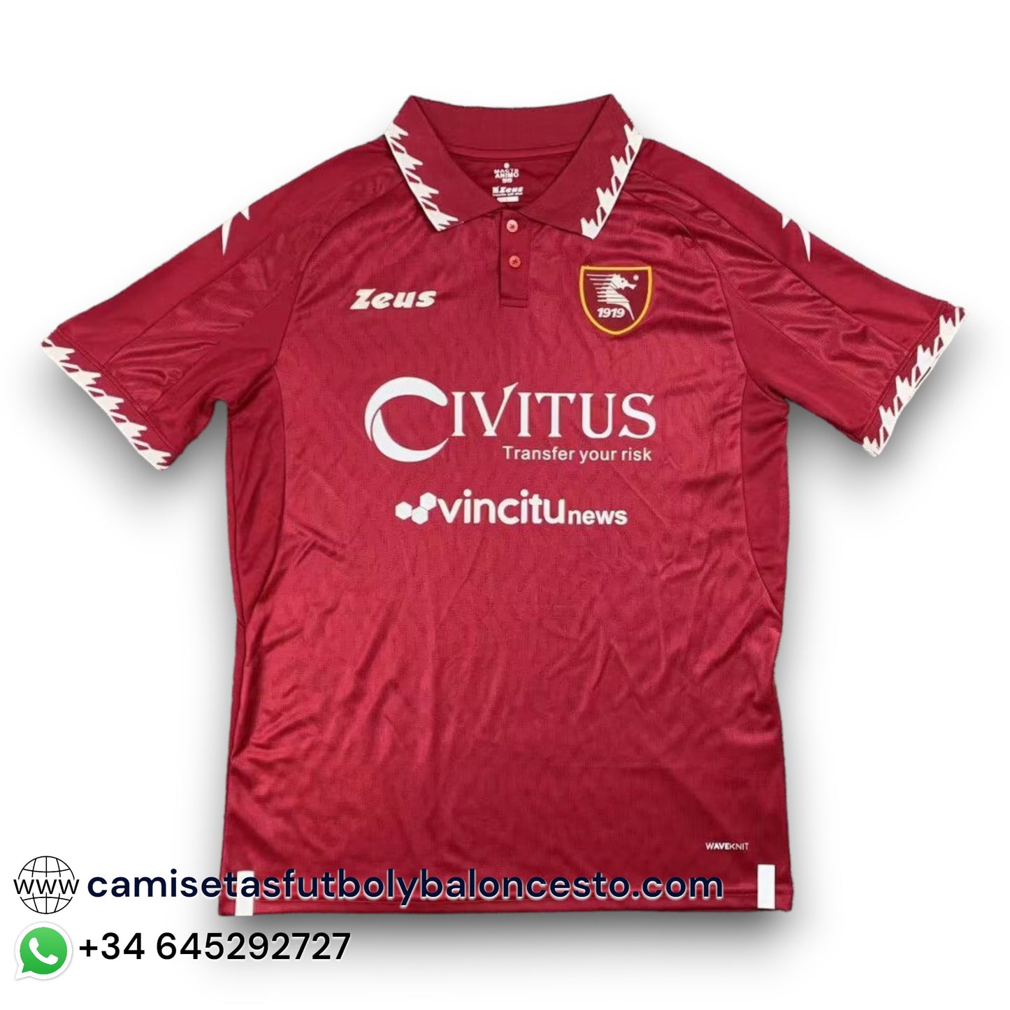 Camiseta Salernitana 2023-2024 Local