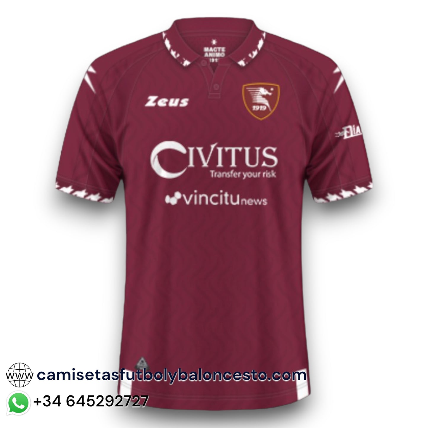 Camiseta Salernitana 2023-2024 Local