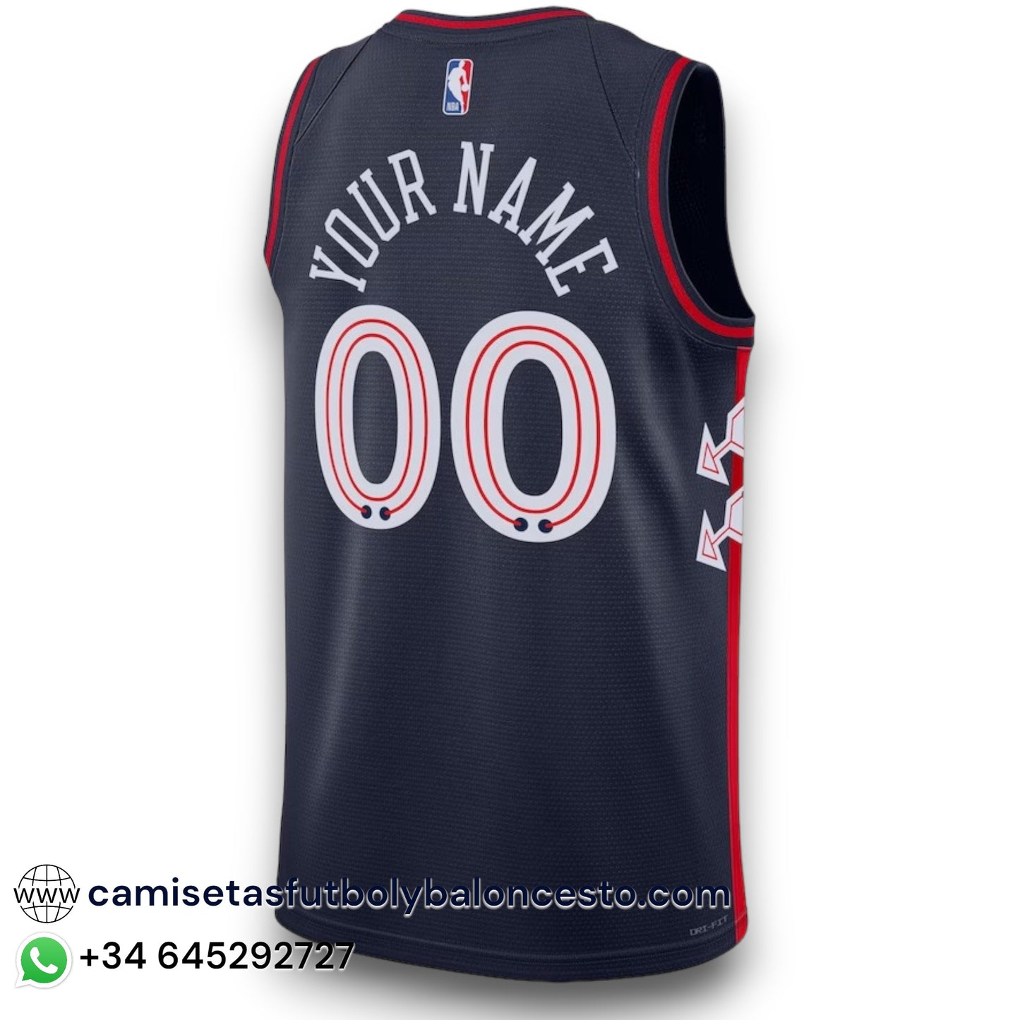 Camiseta Philadelphia 76ers City Edition 2023-2024