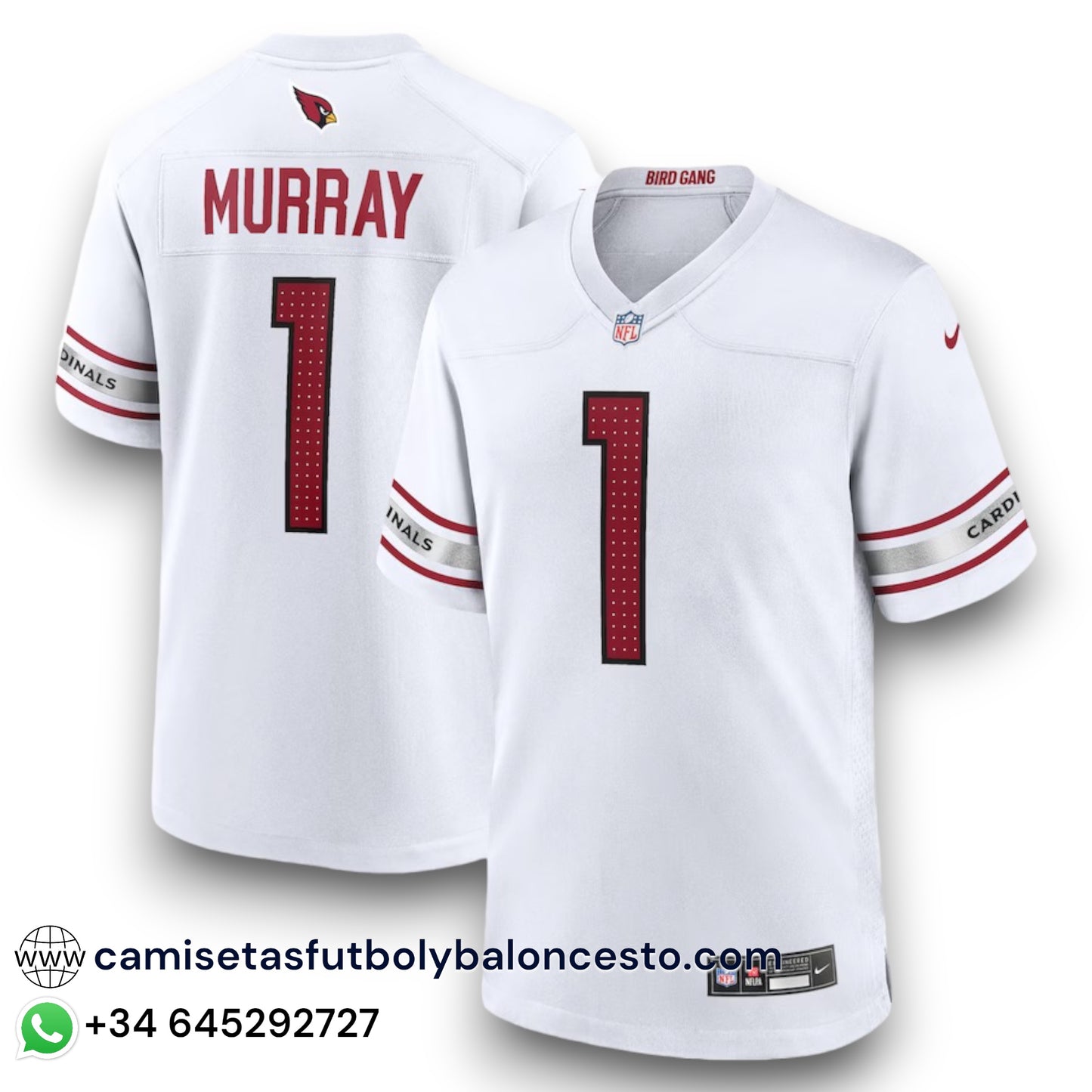 Camiseta NFL Arizona Cardinals - Visitante