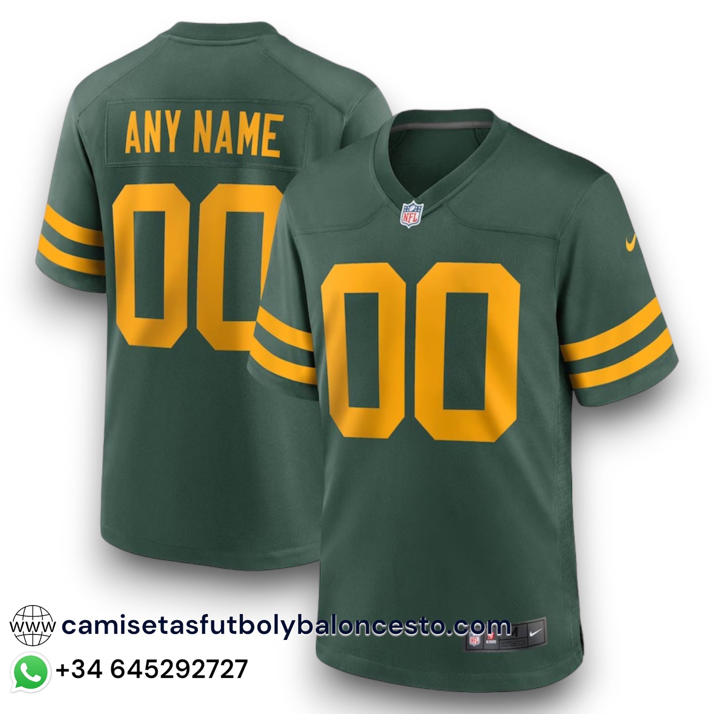 Camiseta NFL Green Bay Packers - Throwback