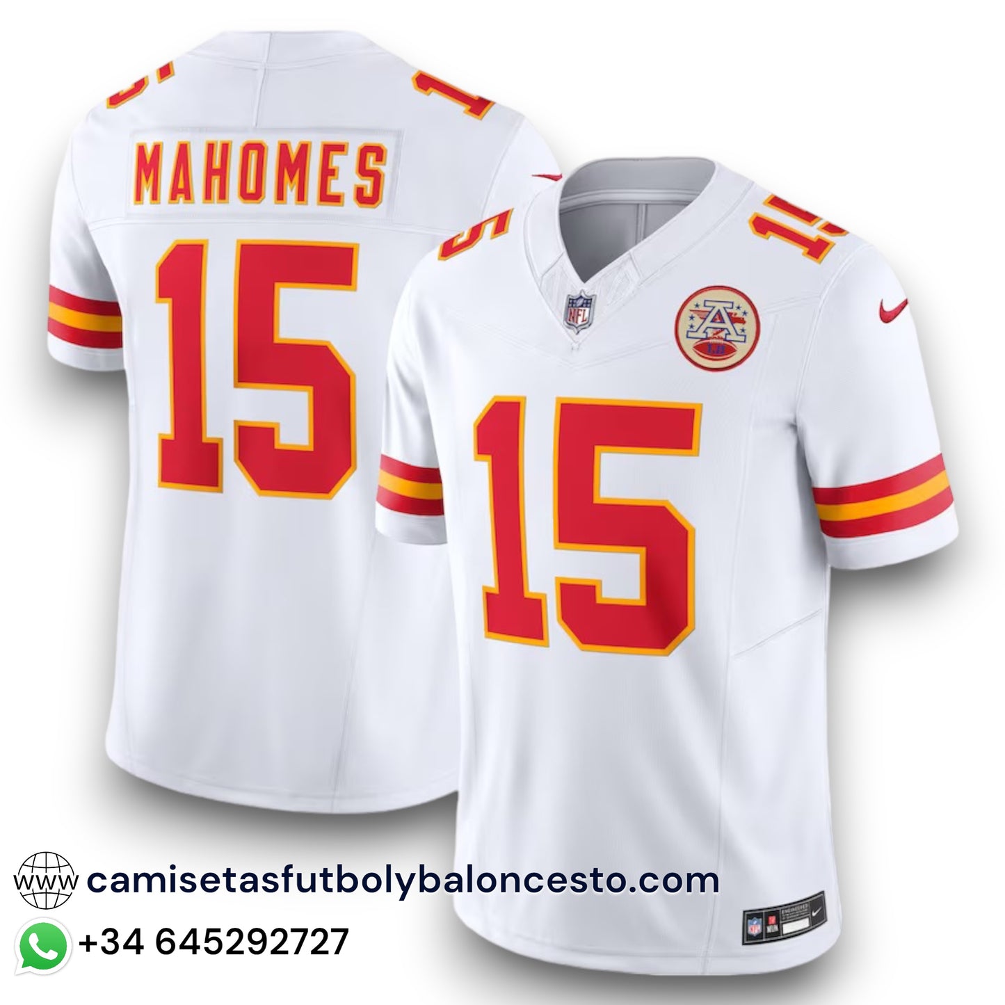 Camiseta NFL Kansas City Chiefs - Visitante