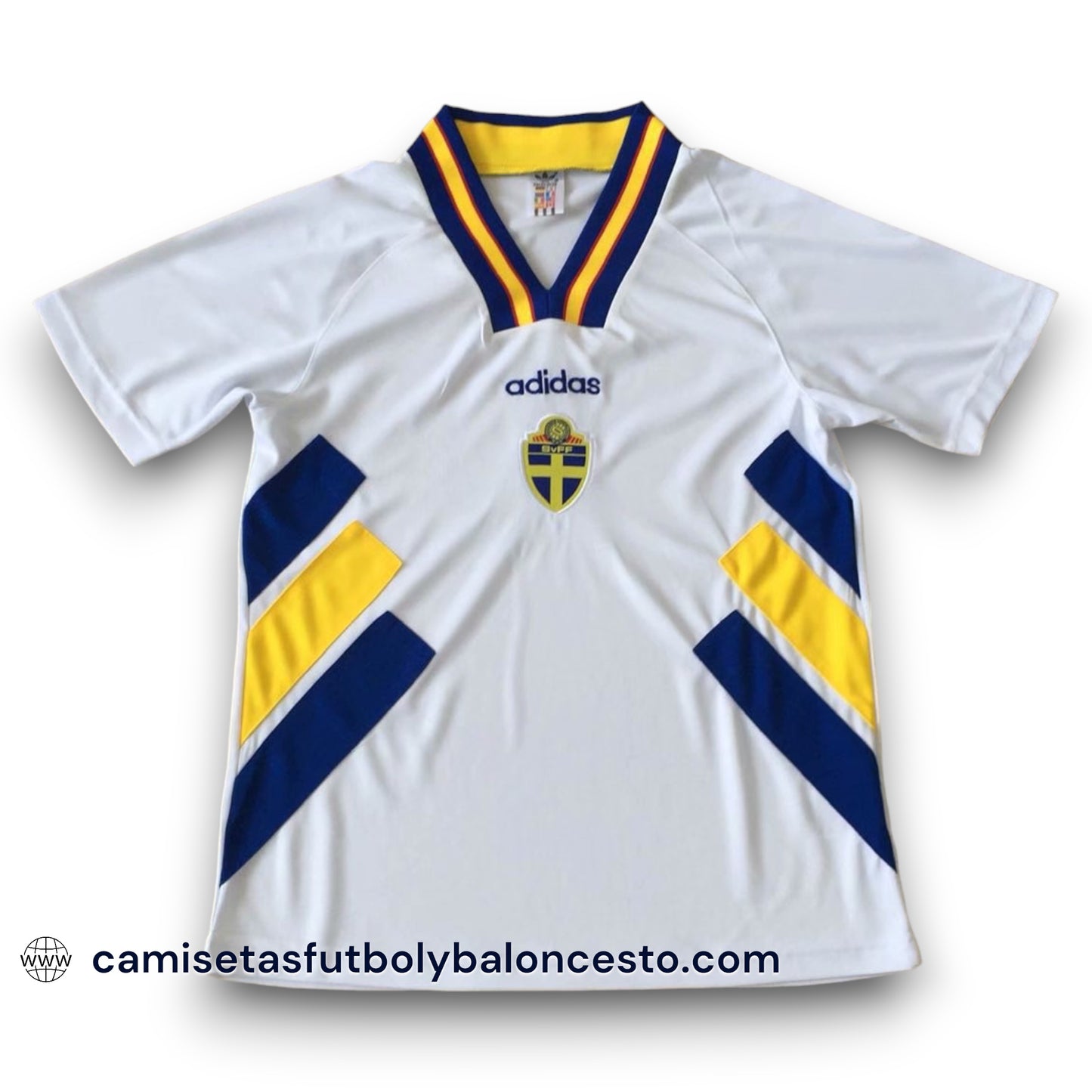 Camiseta Suecia 1994 Visitante